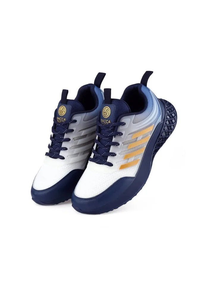 Bacca Bucci Blue and White Night Glider Elite Sportsperson’s All-Round Footwear for Men | Best Price UAE